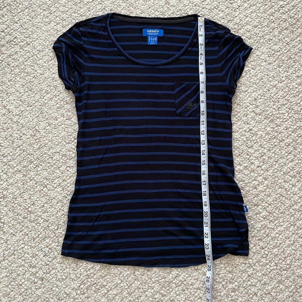 Adidas striped shirt top - Picture 4 of 6